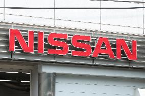 Nissan signage and logo